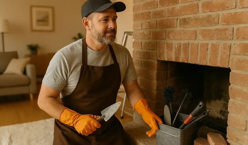 Chimney Repair in Action - US